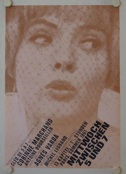 Mittwoch zwischen 5 und 7 originales deutsches Filmplakat (R60s)